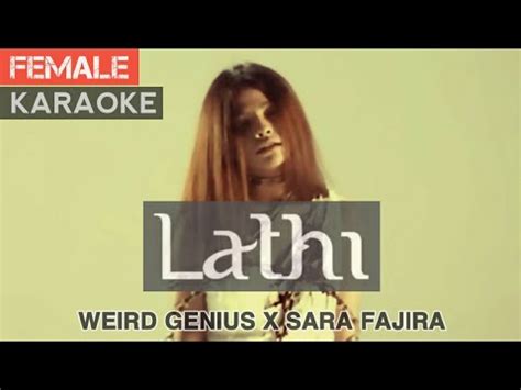 LATHI Weird Genius Ft Sara Fajira Karaoke Acoustic YouTube