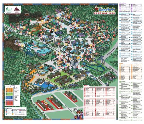 2020 Knoebels Park Map Side 2 20 Pdf Hamburgers Candy