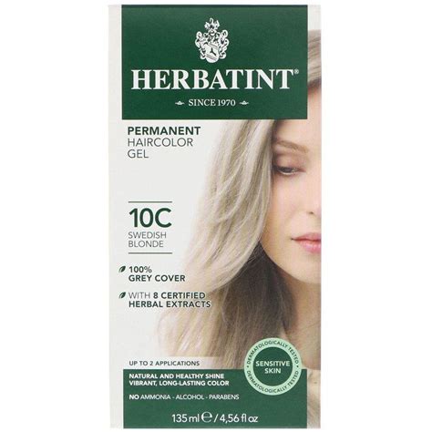Herbatint Permanent Haircolor Gel C Platinum Ash Blonde Fl