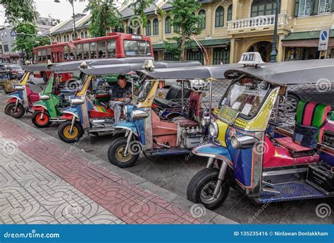 Tuk Tuk Taxi In Bangkok Thailand Editorial Photo Image Of Culture