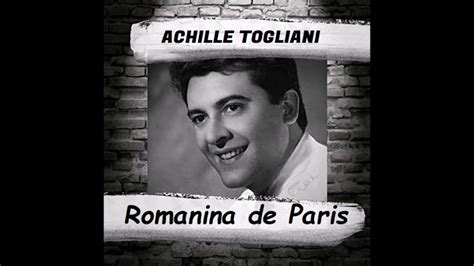 Achille Togliani Romanina De Paris Youtube