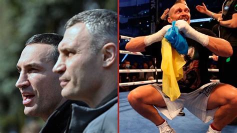 Hermanos Klitschko apoyan decisión de Oleksandr Usyk de dejar Ucrania