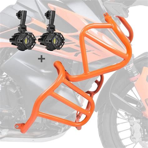 R 19 21 Motoguard Crash Bar Orange Engine Guard For Ktm 790 Adventure