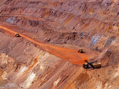 Iron Ore Extraction In Quarry Stock Image Image Of Geology Digger