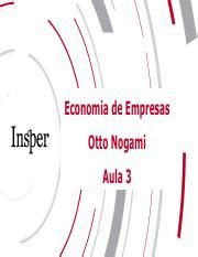 Aula Insper Eem Aula Elasticidades I Aluno Pdf Economia