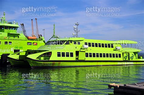 Catamaran Of The Setubal Troia Ferry Line Fontainhas Dock Setubal