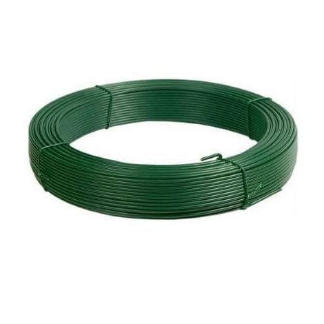 Fil de fer plastifié vert Ø 3 3 mm 100 m