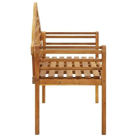 Lex Banc De Jardin Cm Bois D Acacia Solide Qqmora Ovn