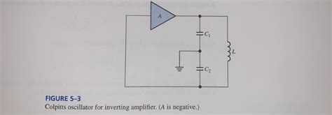 Solved 5 2 A Colpitts Oscillator Of The Form Shown In Figure Chegg