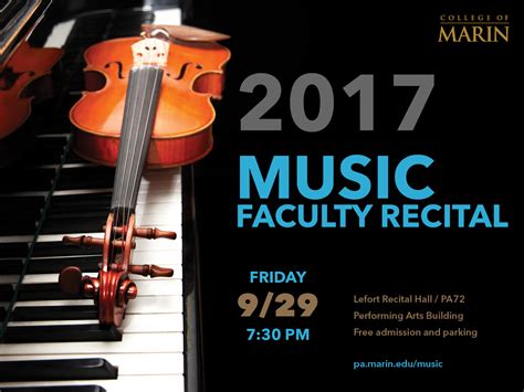 Fall 2017 Music Faculty Recital Dreamlearnachieve