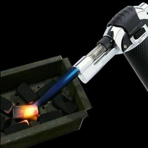 Yofeil Mancis Korek Api Gas Refillable Butane Torch Flame Gun TX 19