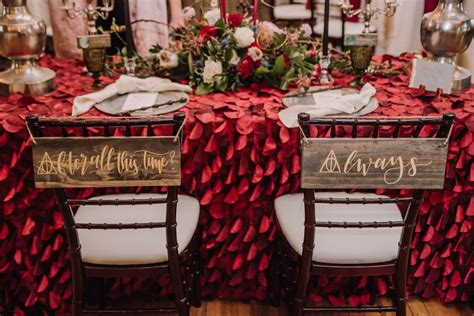 Elegant Harry Potter Themed Wedding Ideas Popsugar Love And Sex Photo 23