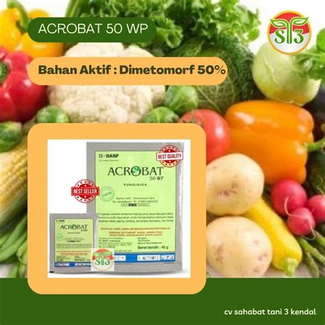 Jual Fungisida Sistemik ACROBAT 50WP 10gram Toko Obat Pertanian