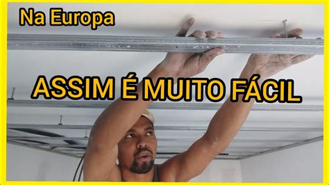 Como Fazer Estrutura De Drywall Em Portugal Passo A Passo Youtube