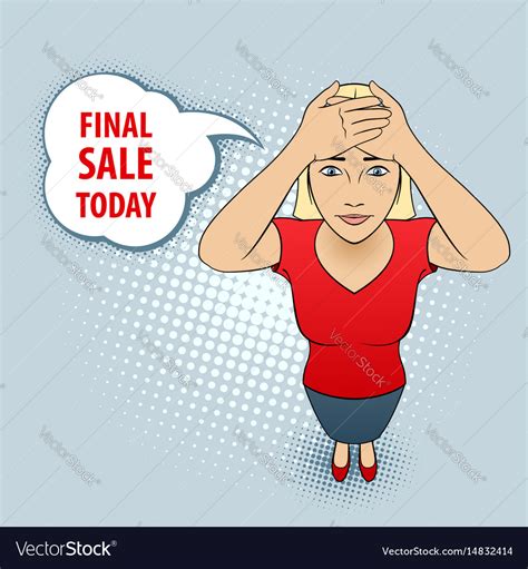 Woman Gesturing Royalty Free Vector Image Vectorstock