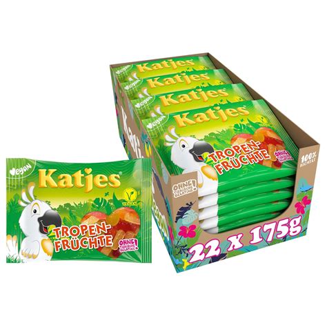 Katjes Tropen Fr Chte Vorratspack Fruchtgummi Vorrats Box Mit