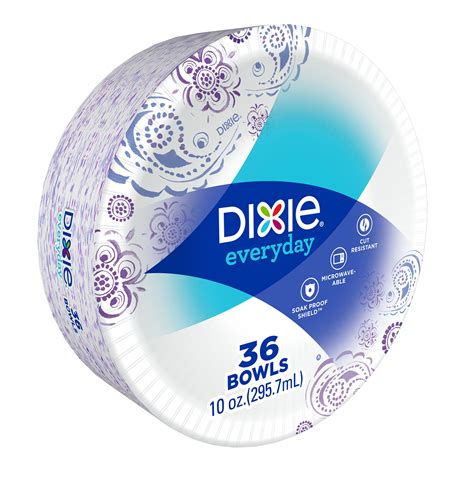 Dixie® Everyday Versatile And Affordable 36ct 10oz Paper Bowls