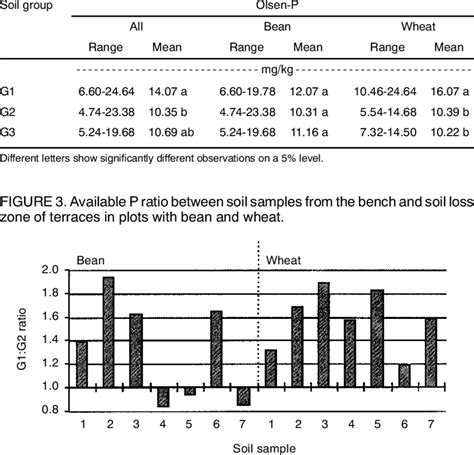 Olsen P As Ranges And Means For All Soil Samples And From Plots With