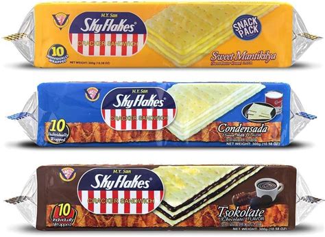 My San Skyflakes Cracker Sandwich Assorted Flavors Amazonca