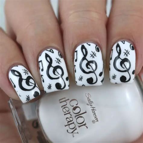 Music on Your Nails: Creative Nail Art Ideas - Style Motivation