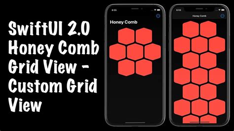 Swiftui Honey Comb Grid View Custom Grid View Swiftui Tutorials