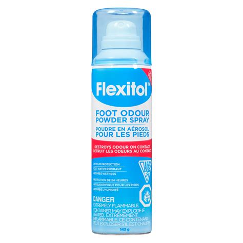 Flexitol Foot Odour Powder Spray G Weshine Ca Health Beauty