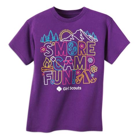 Smore Camp Fun T Shirt Camp Shirt Designs Girl Scout Shirts Cool T Shirts