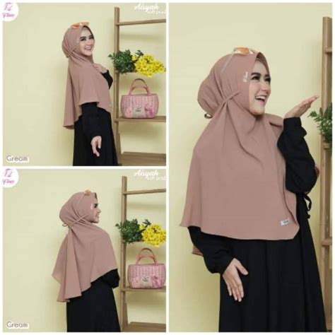 Jual Fauz Hijab Aisyah Soft Pad Shopee Indonesia