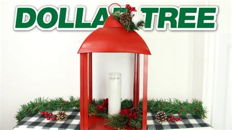 Quick Dollar Tree Diy Lantern Easy Christmas Decor Craft How To