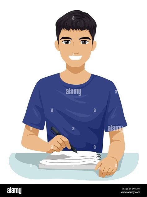 Estudiante Estudiando Dibujos Animados Im Genes Recortadas De Stock Alamy