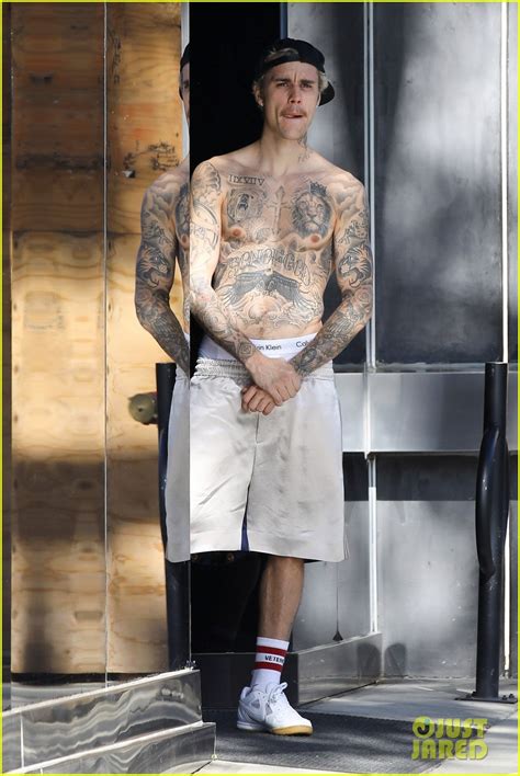 Shirtless Justin Bieber Shows Off His Muscles During Workout Photo 4425550 Justin Bieber