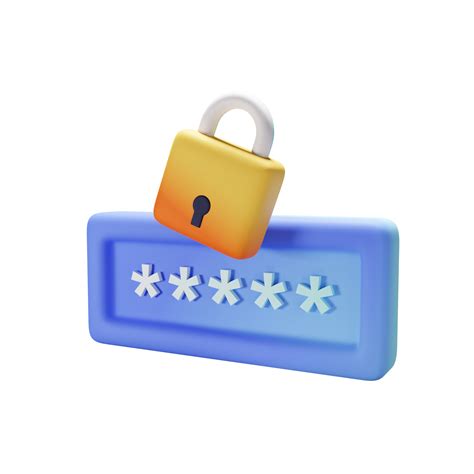 Password Lock 3d Icon 18843086 Png