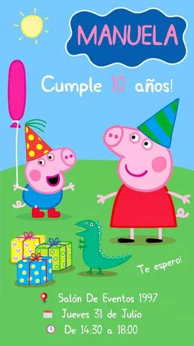 Busca Video Invitacion De Cumpleanos De Peppa Pig A La Venta En