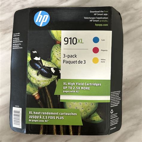 Genuine Hp Xl Color Ink Cartridges Cyan Yellow Magenta Pack