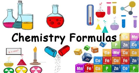 Formulas for Chemical Compounds - CheckAll.in