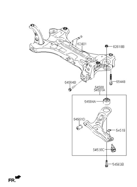 Front Suspension Crossmember 2023 Kia Rio