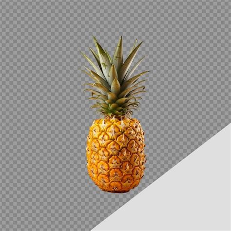 Png D ananas Isolé Sur Un Fond Transparent PSD Premium