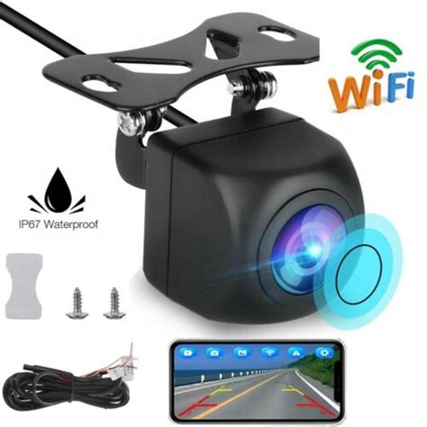 Cam Ra De Vision Arri Re De Voiture Avec Connexion Wifi Sans Fil Et R