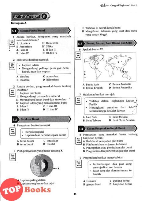 Topbooks Cemerlang Intensif Praktis Topikal Uasa Geografi Tingkatan