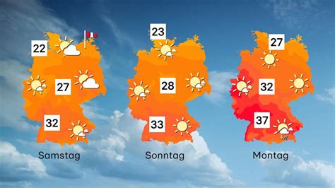 Tage Wettertrend Auf Sonne Und Extreme Hitze Folgen Gewitter Und