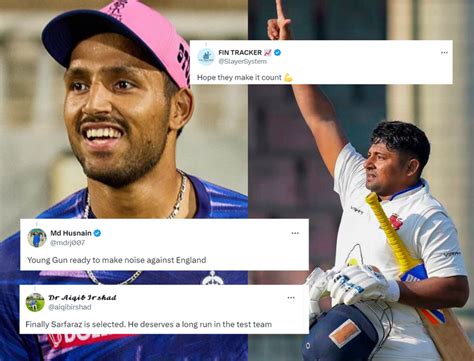 Aakhir Aa Hi Gya Vo Din Fans React As Sarfaraz Khan Finally Gets