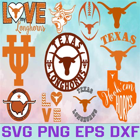 Texas Longhorns Football Team Svg Texas Longhorns Svg N C Inspire