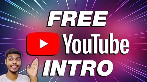 How To Make Intro For YouTube In 1 Minute YouTube