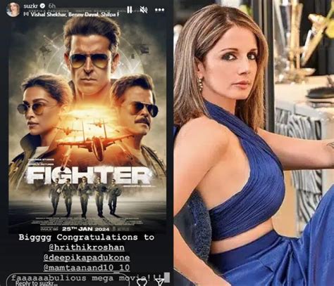 ऋतिक रोशन की Ex वाइफ ने किया Fighter का रिव्यू जानिए सुजैन खान को लगी