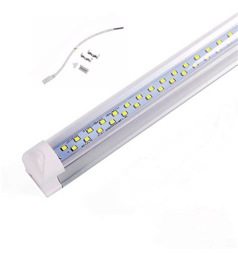 Lote L Mpara W Doble Tira Led Canaleta Aluminio Tubo T Env O Gratis