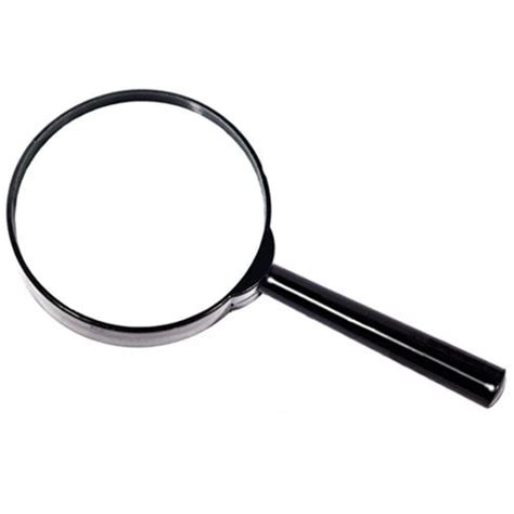 Wideskall 4 Inch Large Handheld Magnifying Glass 3x Power Real Glass Magnifier