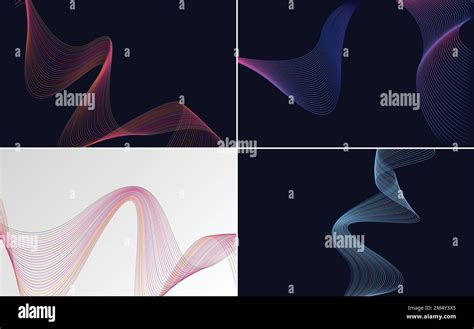 Add Visual Appeal To Your Presentations With These Abstract Waving Line