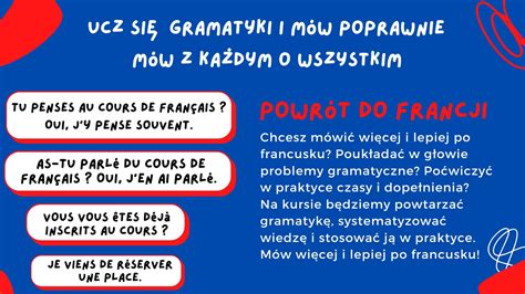 Powr T Do Francji B Z Ambicjami Na B Kurs Online Dla Wszystkich