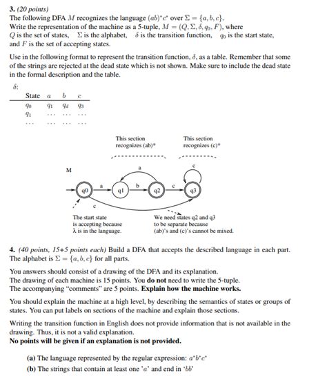 Solved Points The Following Dfa M Recognizes The Chegg