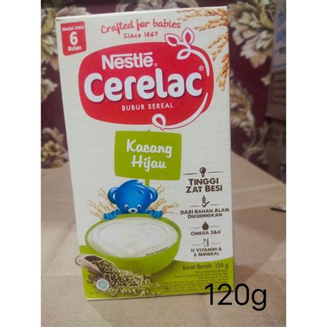 Jual Cerelac Nestle Bubur Sereal G Kacang Hijau Beras Merah Apel